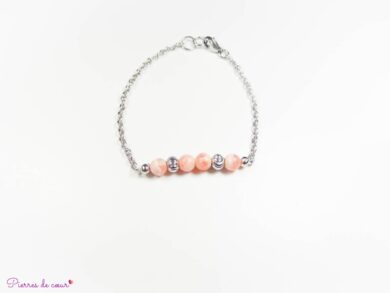 Bracelet en Rhodochrosite