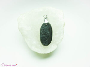 Pendentif semi-brute en Tourmaline Noire « Protection »