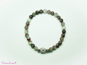 Bracelet en Tourmaline rose (Rubellite)