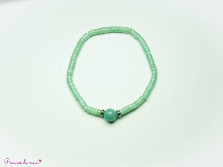 Bracelet en Amazonite