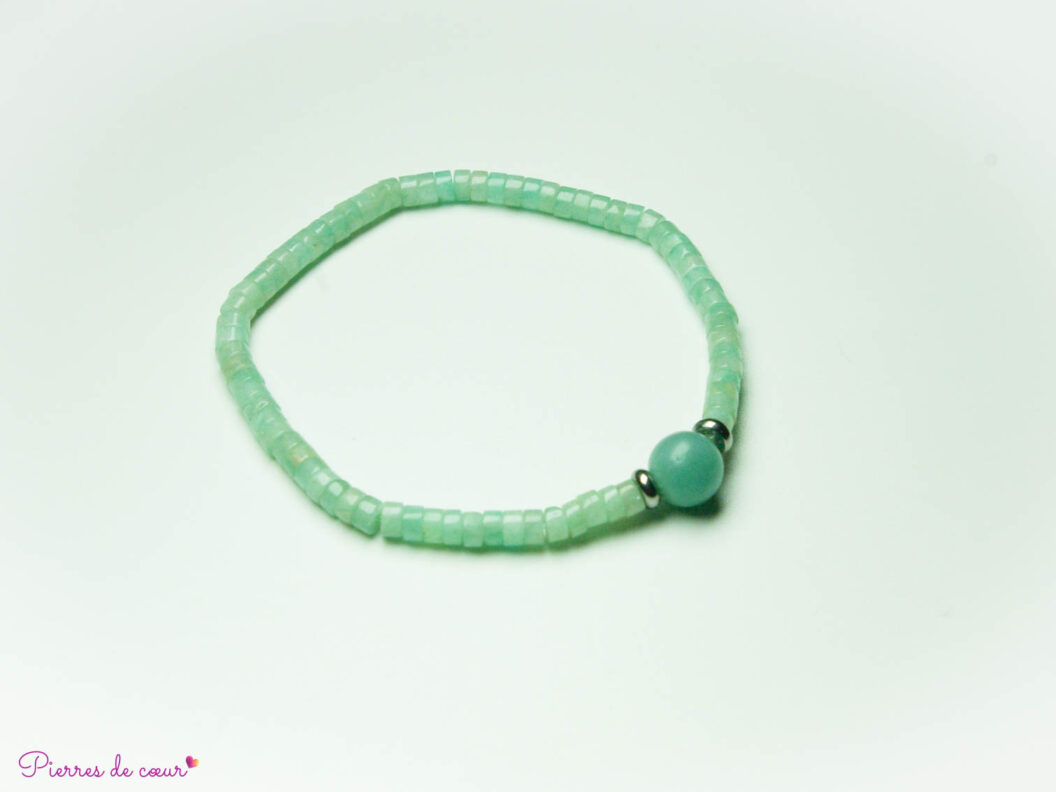 Bracelet en Amazonite