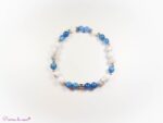 bracelet en apatite et howlite