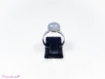 Bague en agate grise