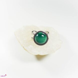 Bague en Malachite « Plénitude »