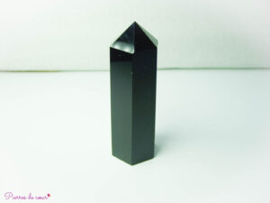 Pointe en Obsidienne noire « Protection »