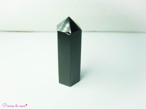 Pointe en Obsidienne noire « Protection »