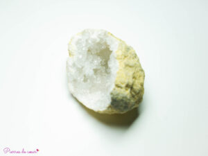 Demi-géode en Cristal de roche « Purification »
