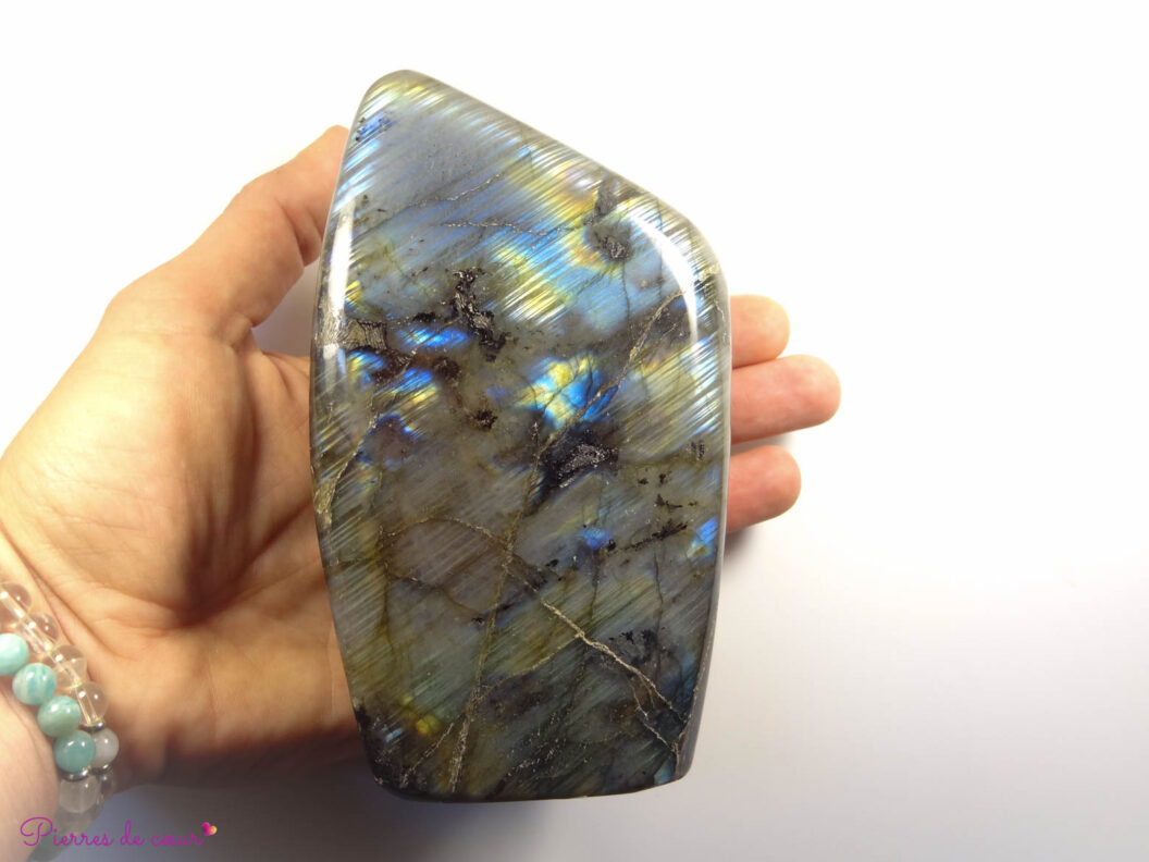 bloc en labradorite