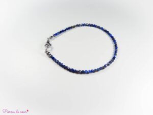 Bracelet en Lapis lazuli facetté « Confiance »