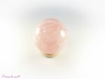 sphère en quartz rose