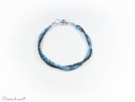 bracelet en obsidienne et apatite