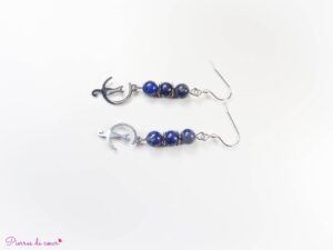 Boucles d’oreilles en Lapis lazuli