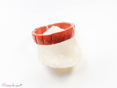 Bracelet en Jaspe rouge