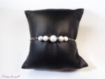 Bracelet chaine en Howlite