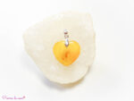 Pendentif coeur en Cornaline