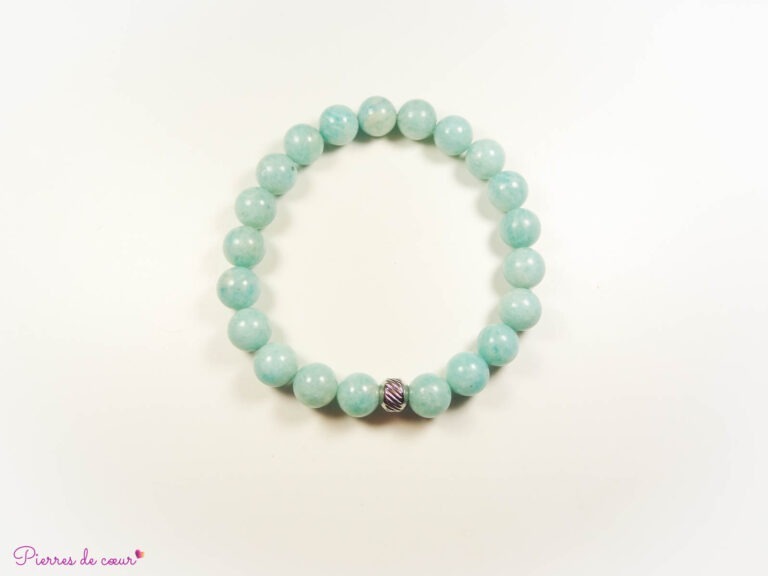 bracelet en amazonite