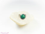 Bague en malachite