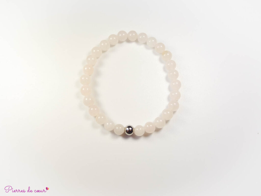 Bracelet en Quartz rose