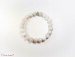 Bracelet en Agate blanche