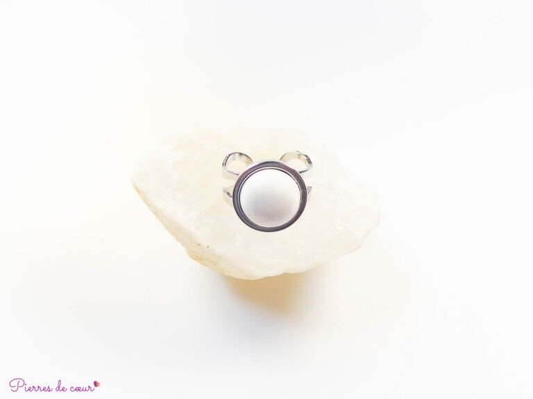 Bague en Howlite