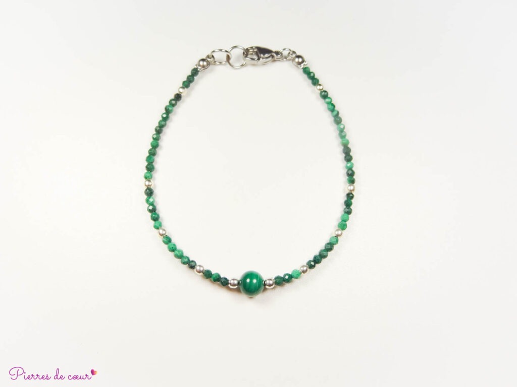 bracelet en malachite