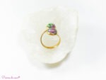 Bague en Rubis Zoïsite