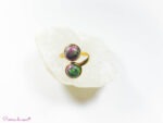 Bague en Rubis Zoïsite