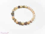 Bracelet en Pierre de soleil et Pierre de lune