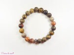 Bracelet en Jaspe polychrome "Motivation"