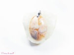 Pendentif en Agate fleur