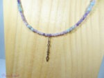 Collier en Lépidolite, Amazonite et Labradorite