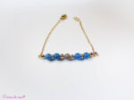 Bracelet en Labradorite et Apatite