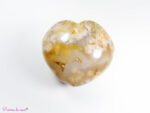Cœur en Agate fleur