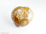 Cœur en Agate fleur