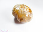Cœur en Agate fleur