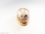 sphère en Agate fleur