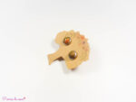 Puces d'oreilles en unakite