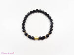 Bracelet en Obsidienne noire