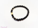 Bracelet en Obsidienne noire