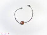 Bracelet chaine en Jaspe léopard