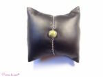 Bracelet chaine en unakite