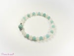 Bracelet en Amazonite et pierre de lune