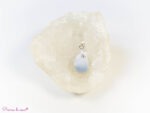 Pendentif en Opale bleue Owyhee