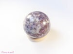 sphère en lépidolite