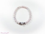 Bracelet en Kunzite et Agate grise