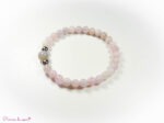 Bracelet en Kunzite et Agate grise