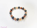 bracelet en jaspe kambaba et Aventurine rouge