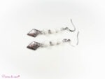 Boucles d'oreilles en Howlite