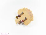 Boucles d'oreilles en Tourmaline multicolore