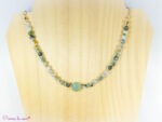 collier en Agate arbre et Aventurine verte